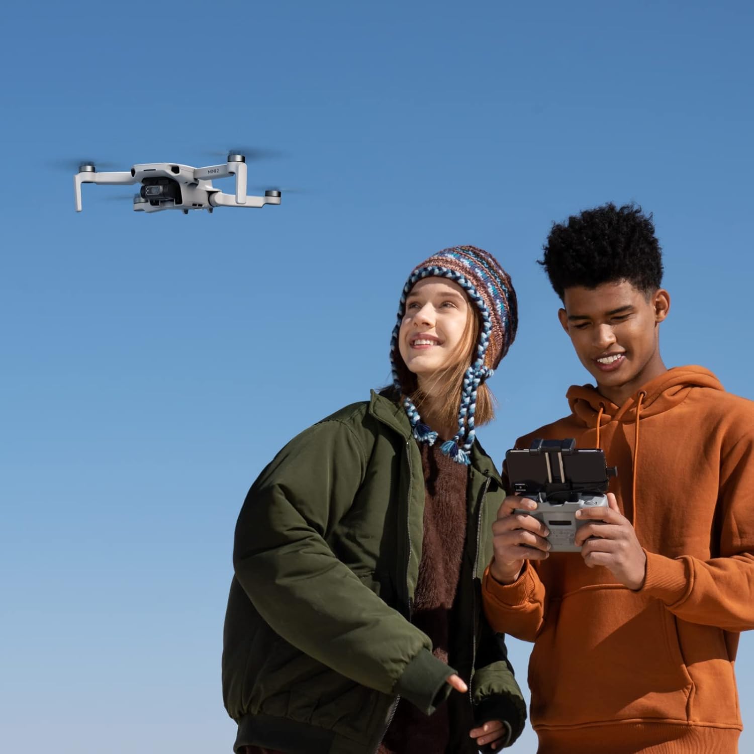 DJI Mini 4K Fly More Combo, Drone with 4K UHD Camera for Adults, Under 249 g, 3-Axis Gimbal Stabilization, 10km Video Transmission, Auto Return, 3 Batteries for 93-Min Max Flight Time, QuickShots