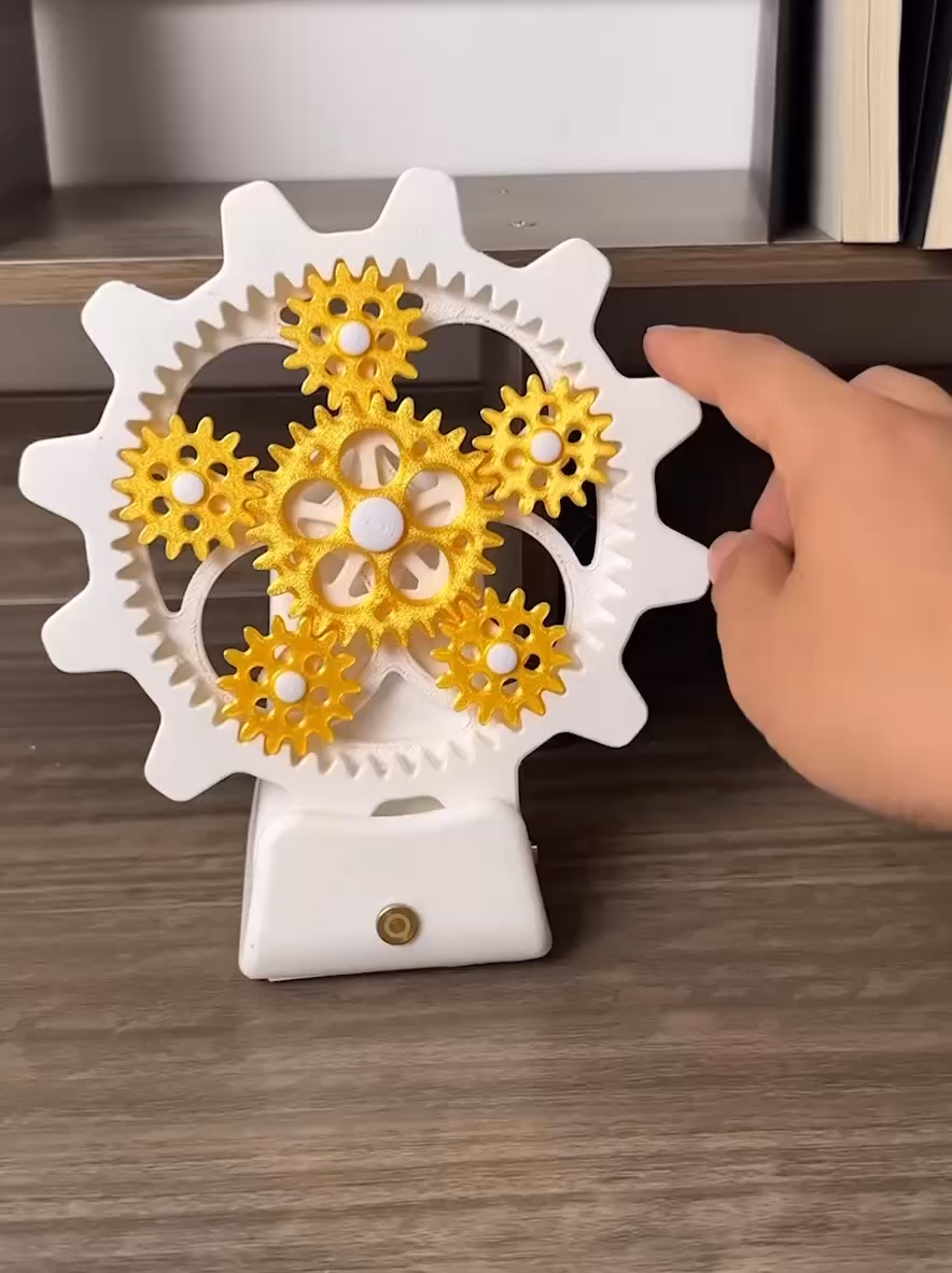 Handmade DIY Mechanical Gear Lamp,Creative Steampunk Craft Light,Kinetic Gear Decor LampLamp Table Lamp for Bedroom,Desk Bedside Small Lamps for Living Room Night Stands,Cute Mini Modern Mid Unique Aesthetic Home Living Room