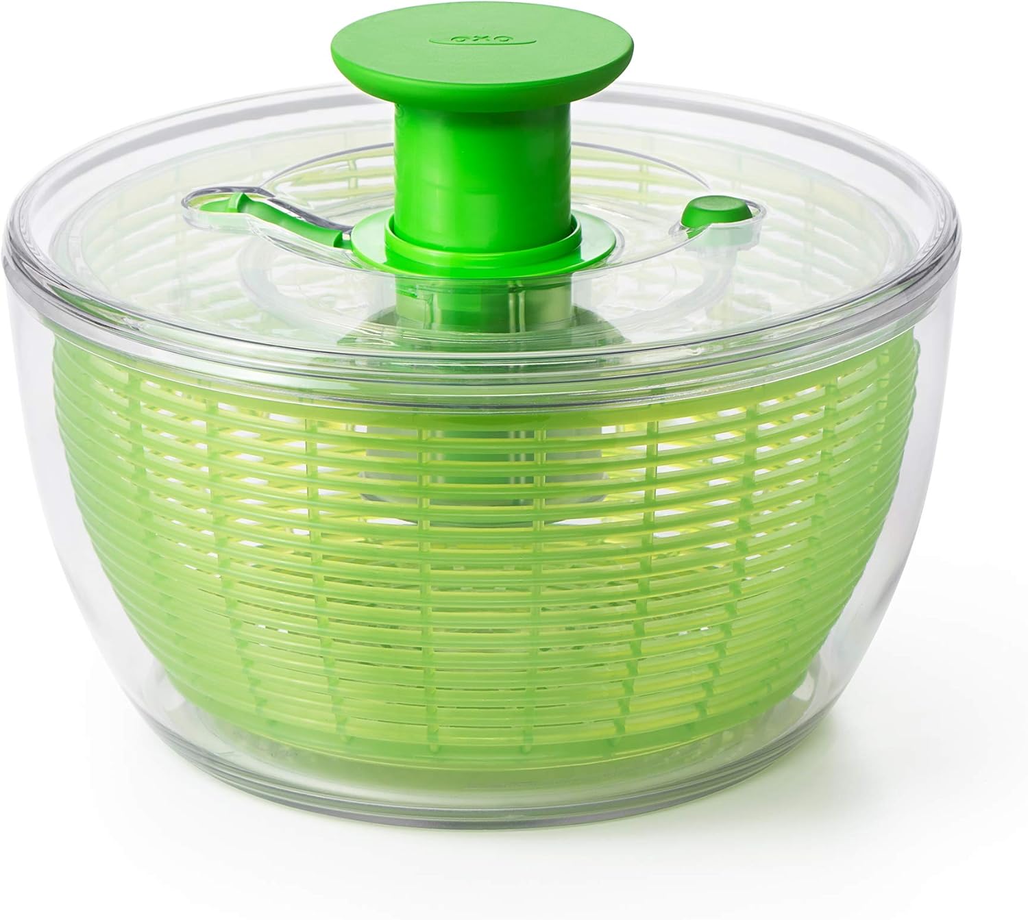 OXO Good Grips Salad Spinner | Lettuce Spinner | Fruit Washer | Fruit Washing Bowl with Strainer | Vegetable Cleaner | Salad Cleaner | Lettuce Washer | 6.22 Quart Capacity