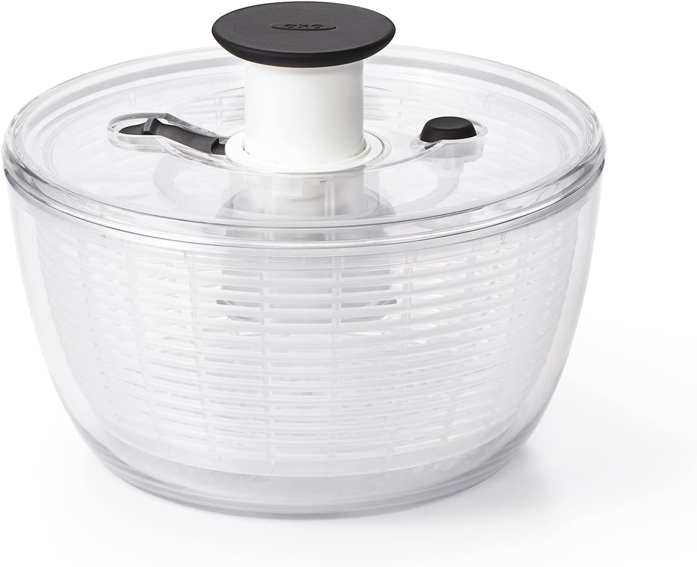 OXO Good Grips Salad Spinner | Lettuce Spinner | Fruit Washer | Fruit Washing Bowl with Strainer | Vegetable Cleaner | Salad Cleaner | Lettuce Washer | 6.22 Quart Capacity