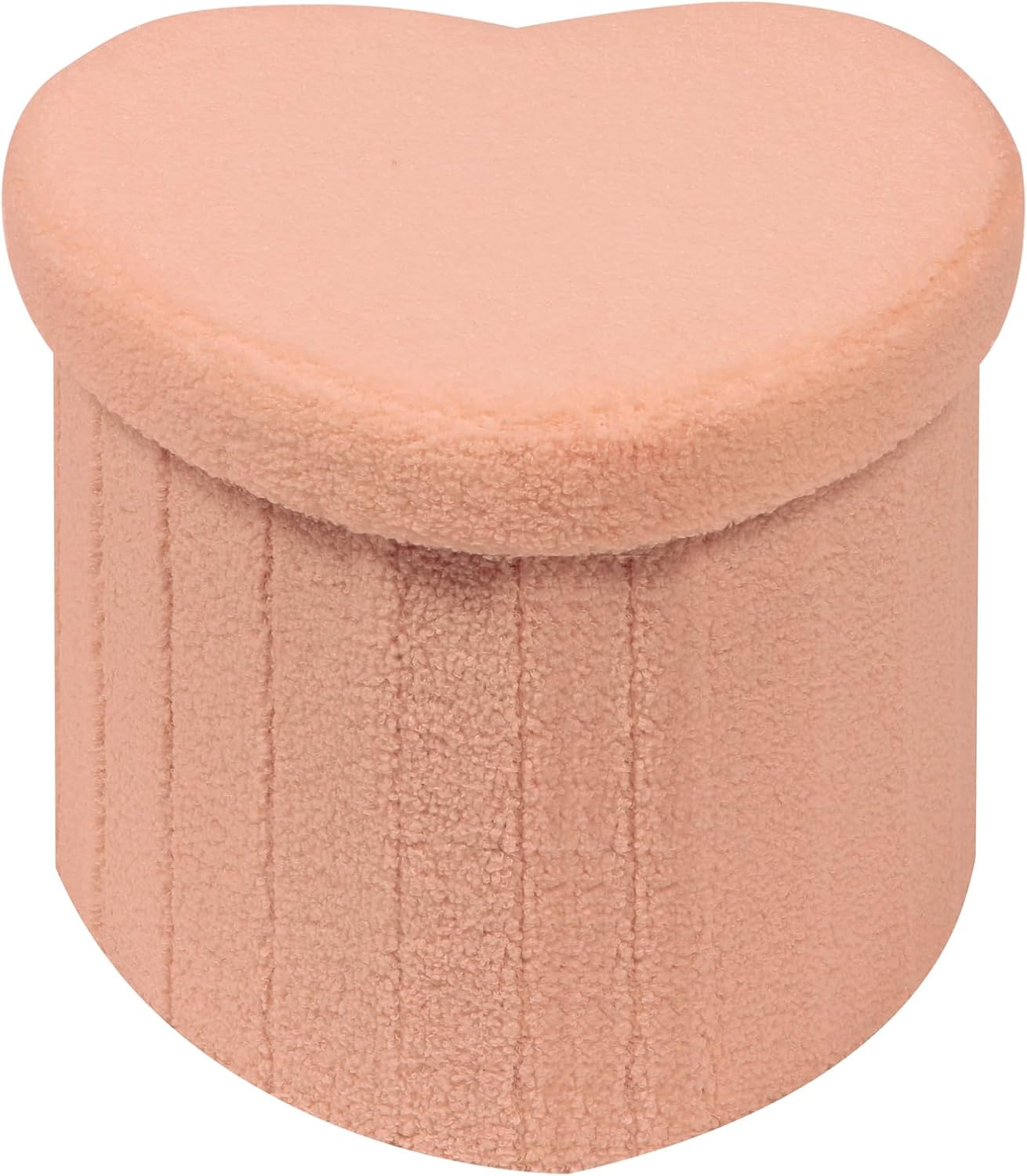 B FSOBEIIALEO Storage Ottoman Cube, Flowers Shaped Ottomans with Storage Foot Stool Footrest for Lving Room, Boucle Ottoman Seat for Dorm Room,Faux Teddy Fur,White 12.6x12.6x12.6