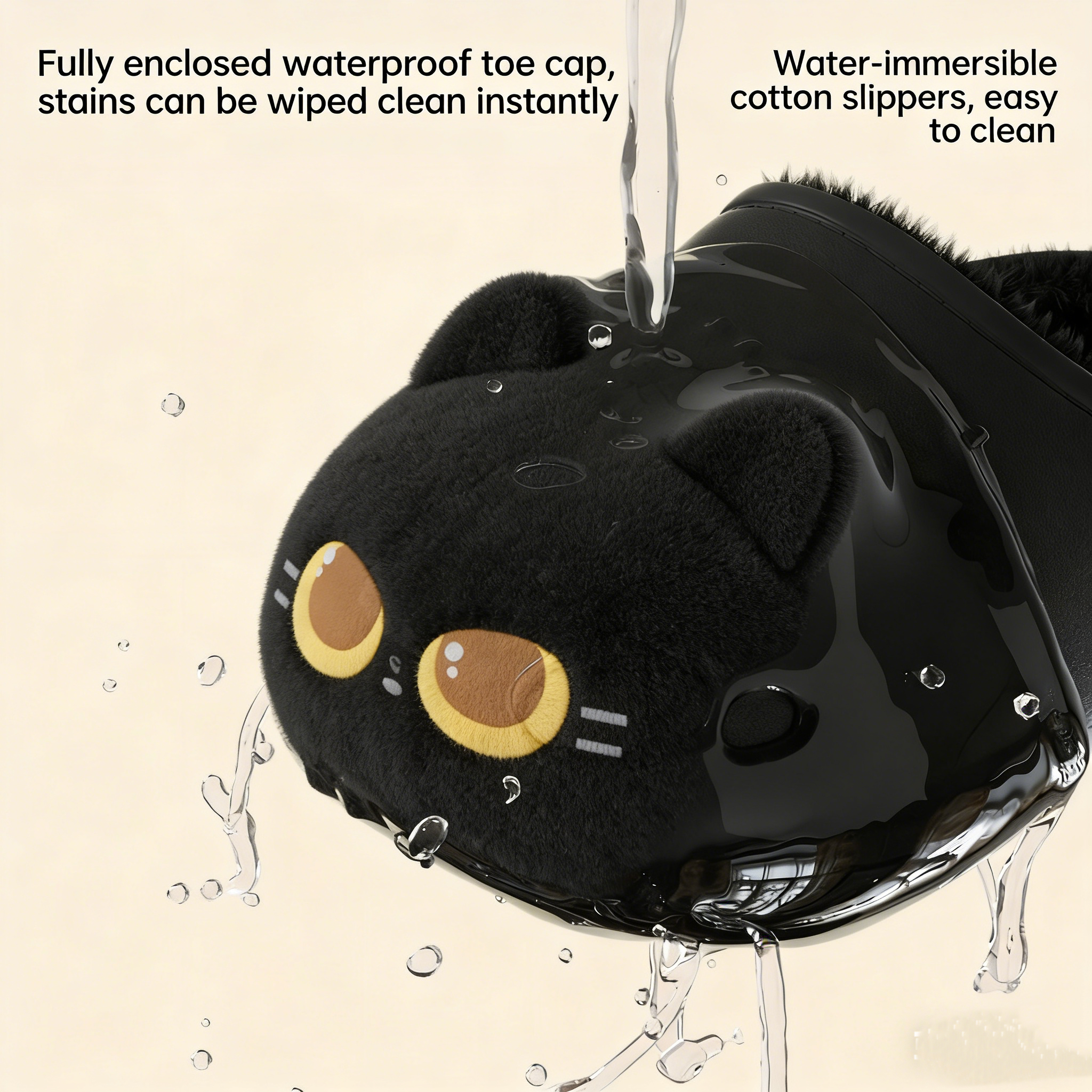 Cute Cat Paw Comfy Warm Slippers