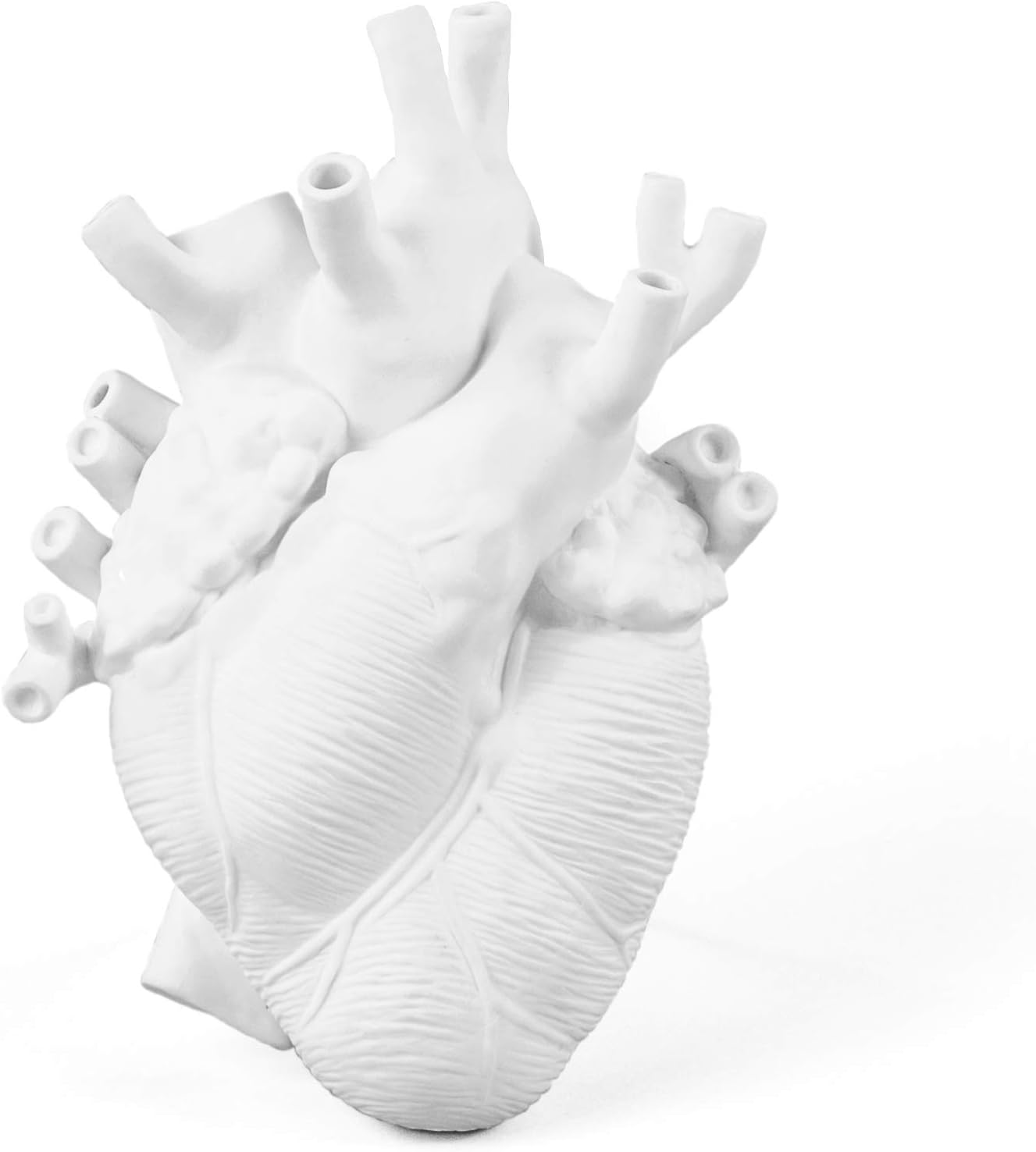 Seletti Love in Bloom White Heart Vase