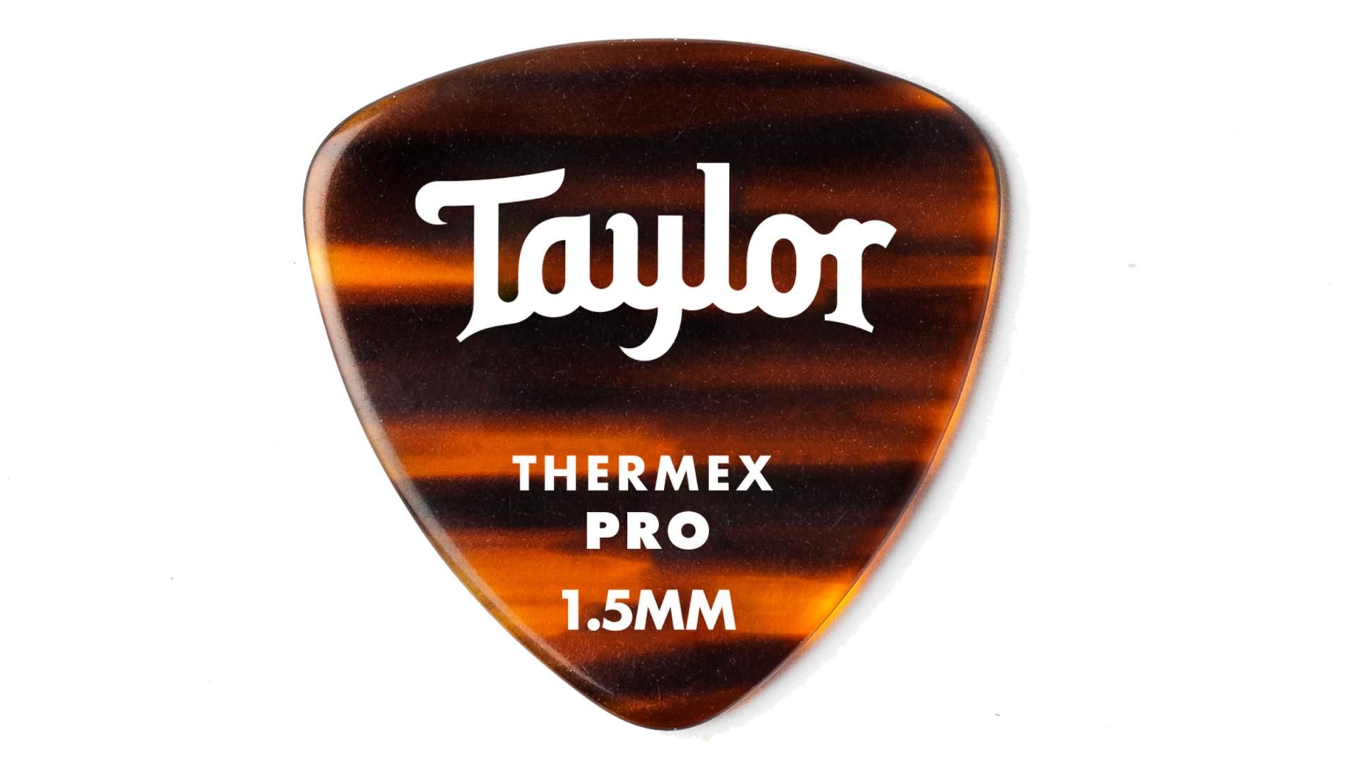 Taylor Premium 346 Thermex Pro Guitar Picks, Tortoise Shell - 1.50mm, 6-Pack