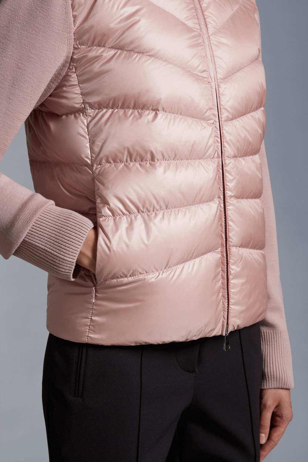 Padded Wool Cardigan