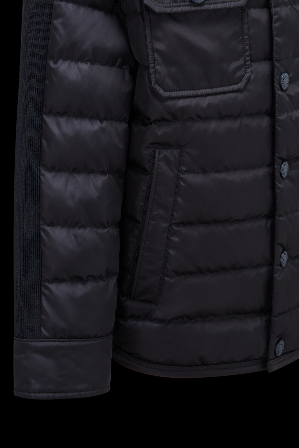 Inter x Moncler Padded Shacket