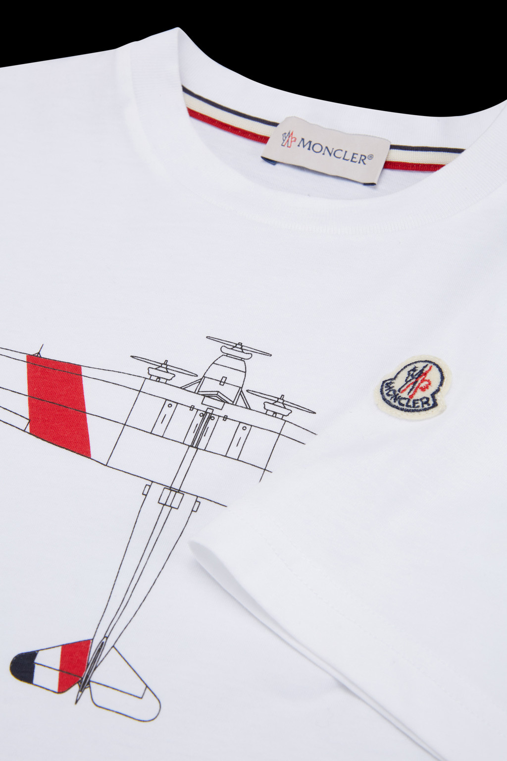 Airplane Motif T-Shirt