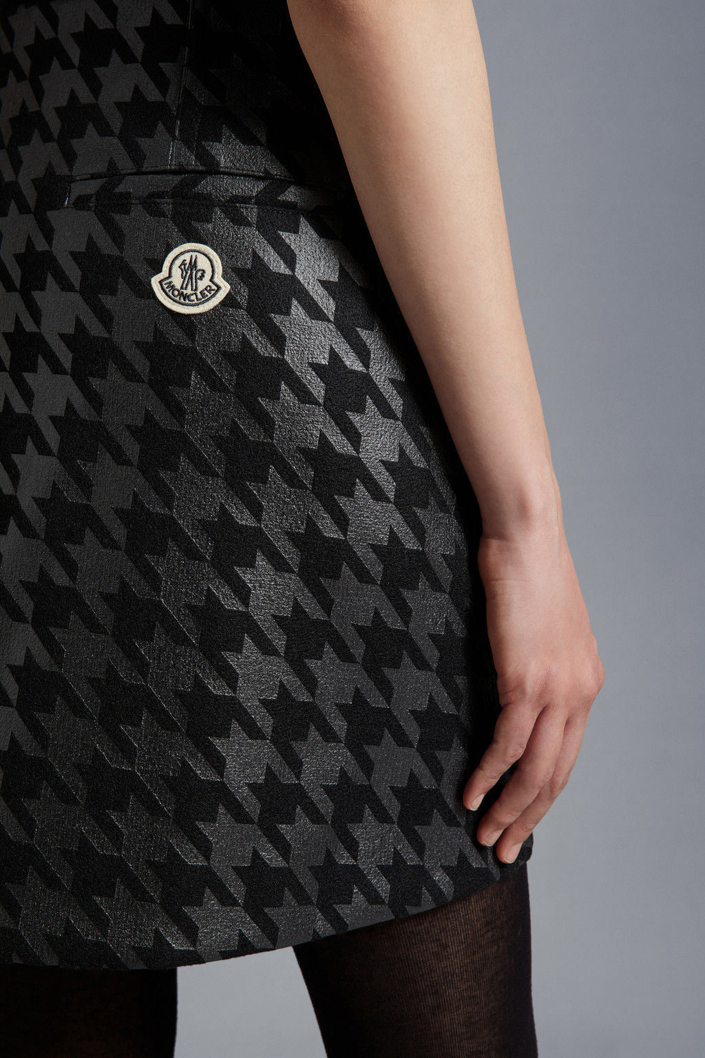 Houndstooth Mini Skirt