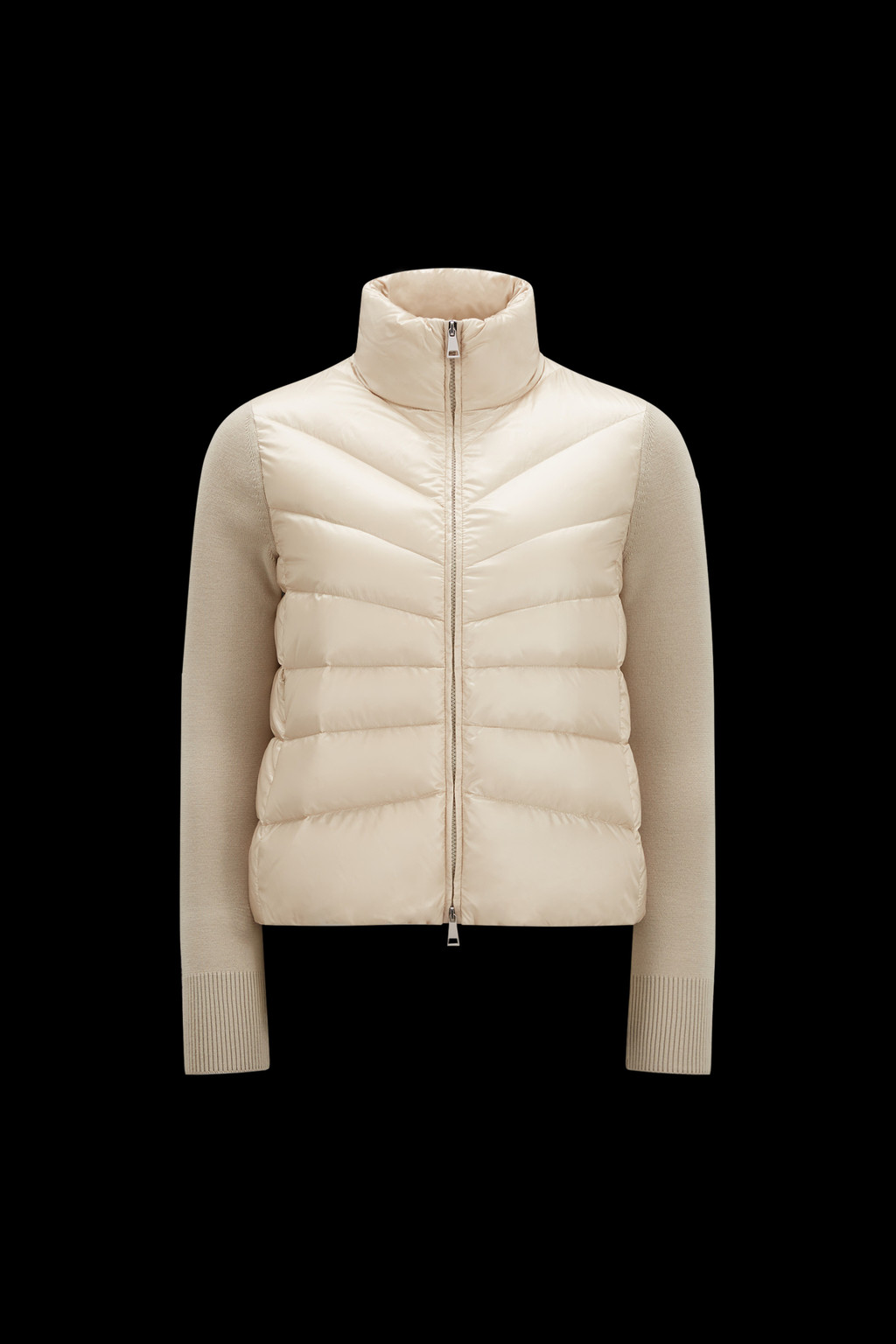 Padded Wool Cardigan