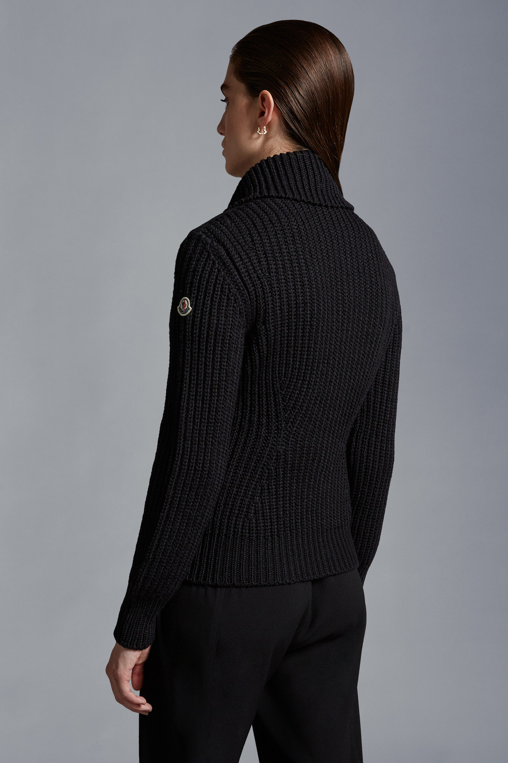 Padded Wool Cardigan