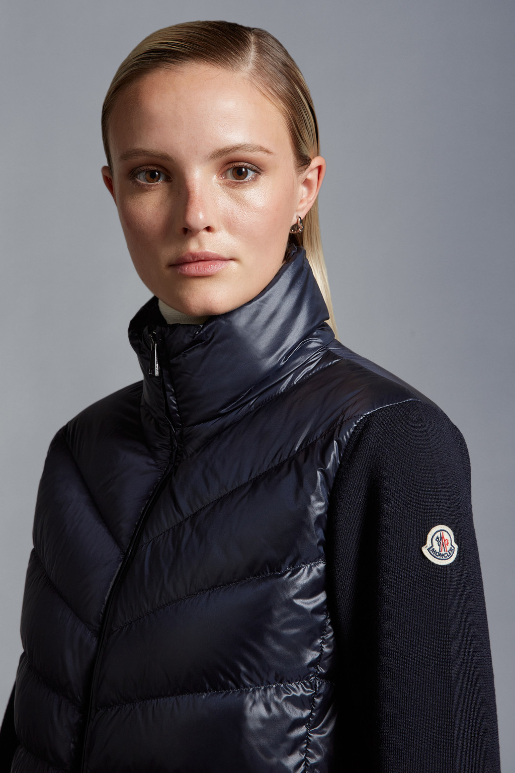 Padded Wool Cardigan