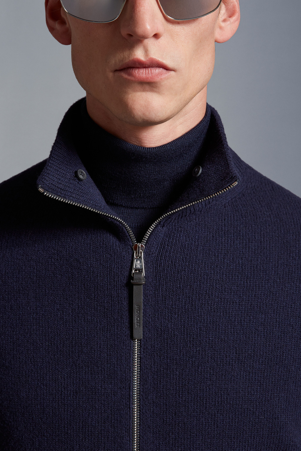 Padded Wool Cardigan