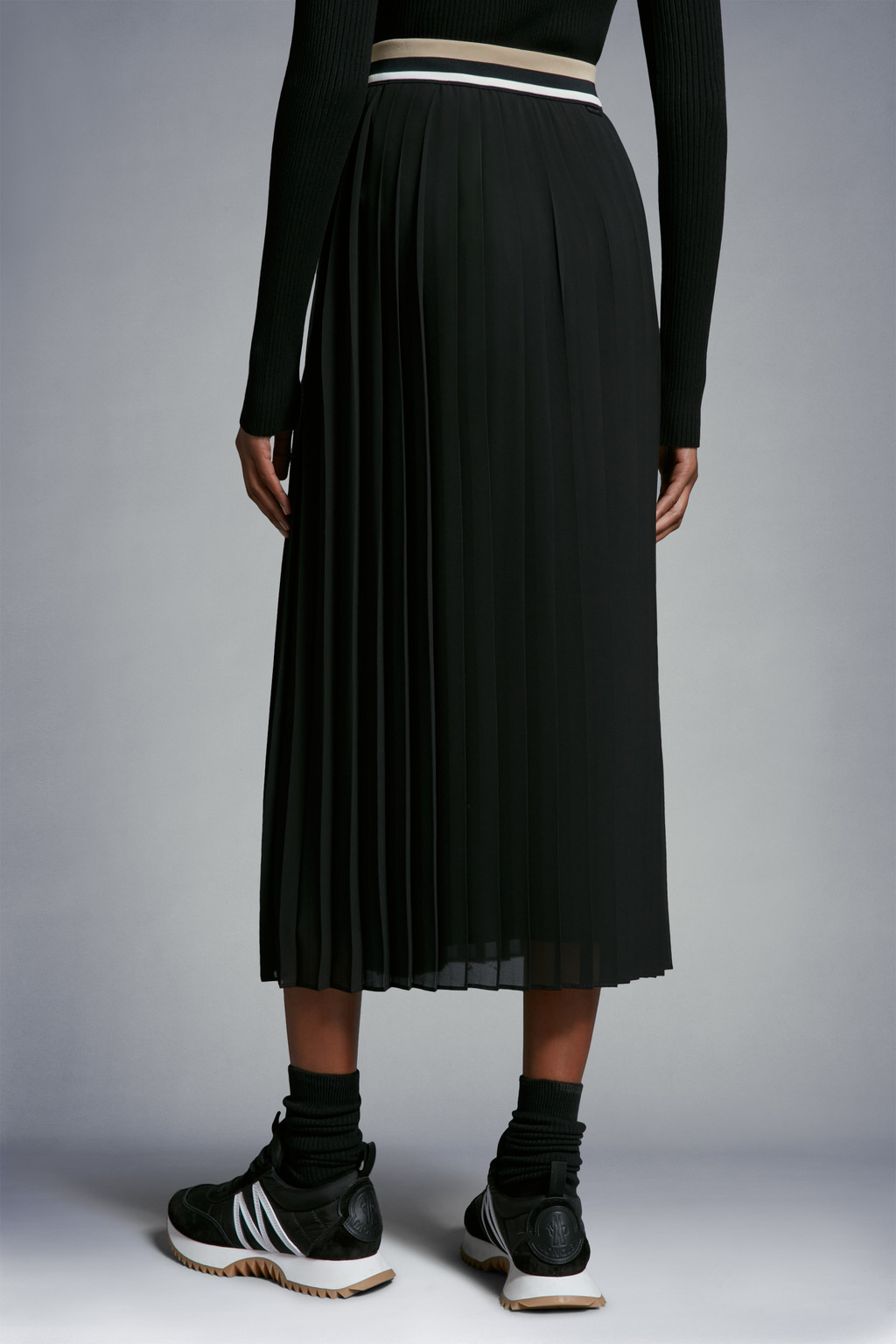 Pleated Maxi Skirt