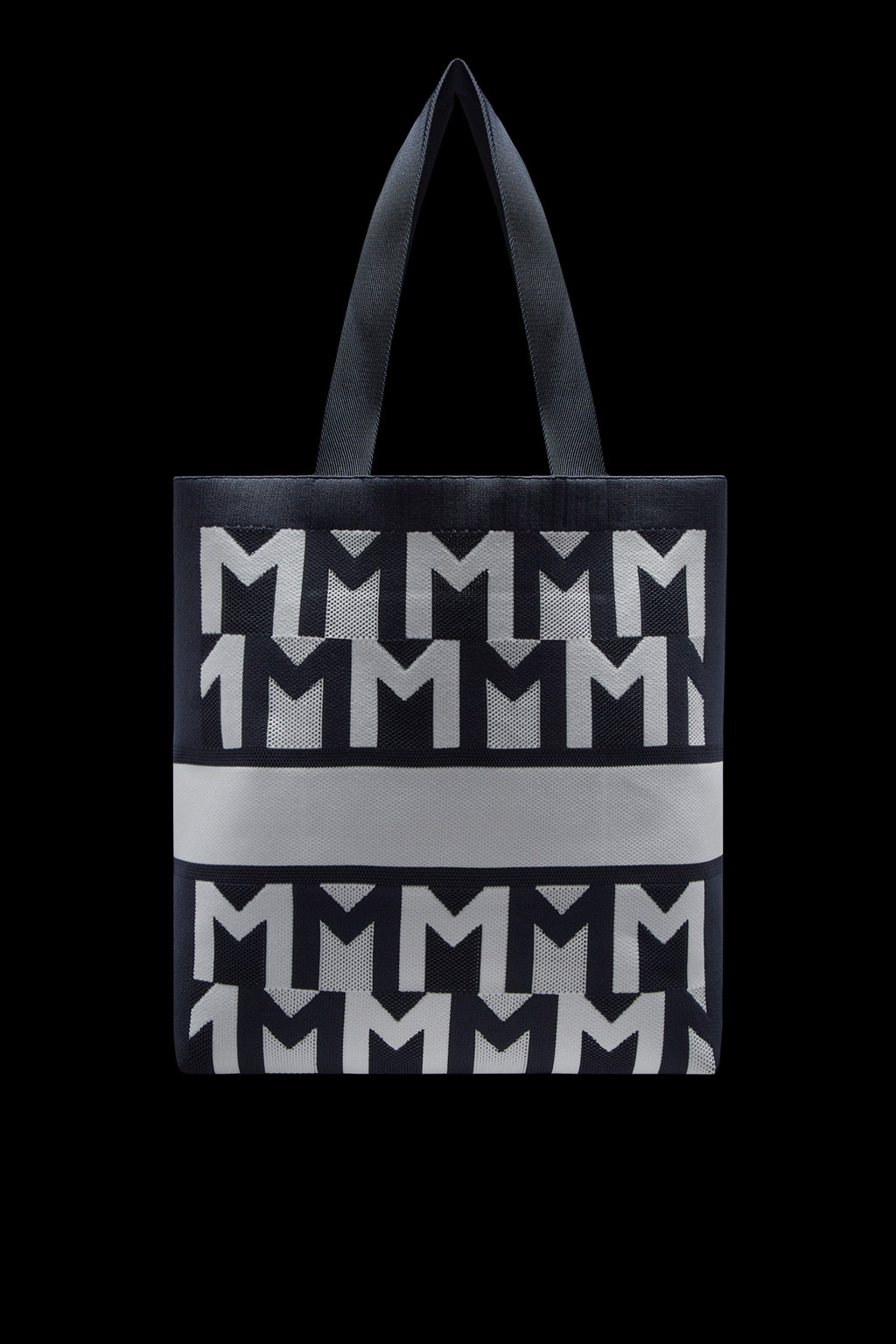 Monogram Knit Tote Bag