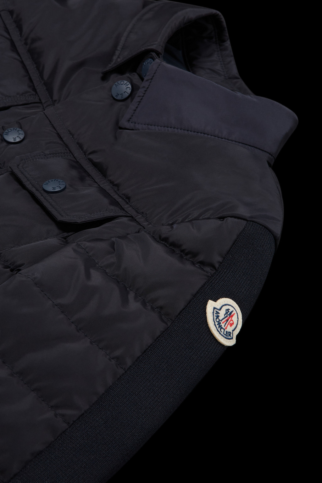 Inter x Moncler Padded Shacket