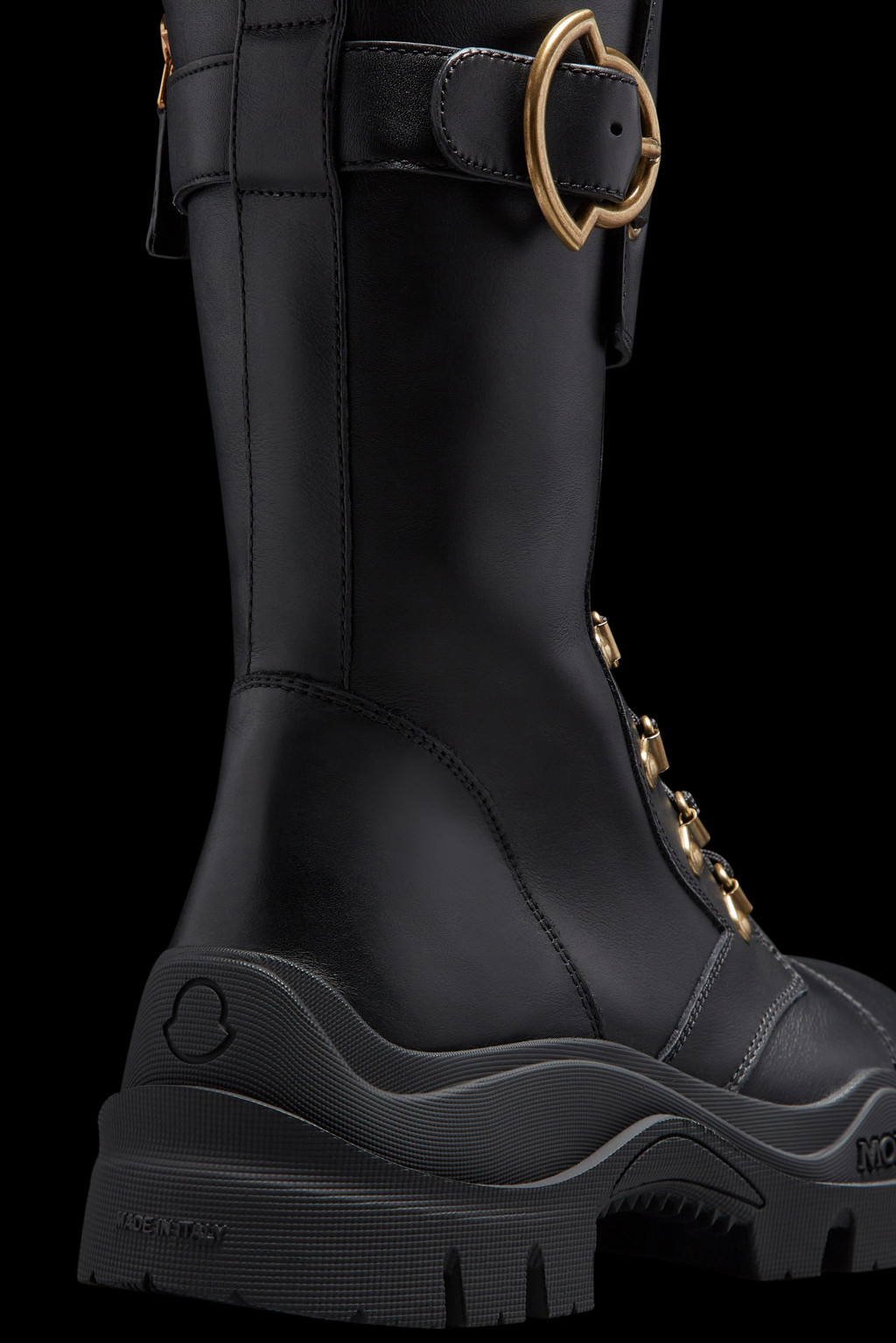 Larue Buckle Lace-Up Boots