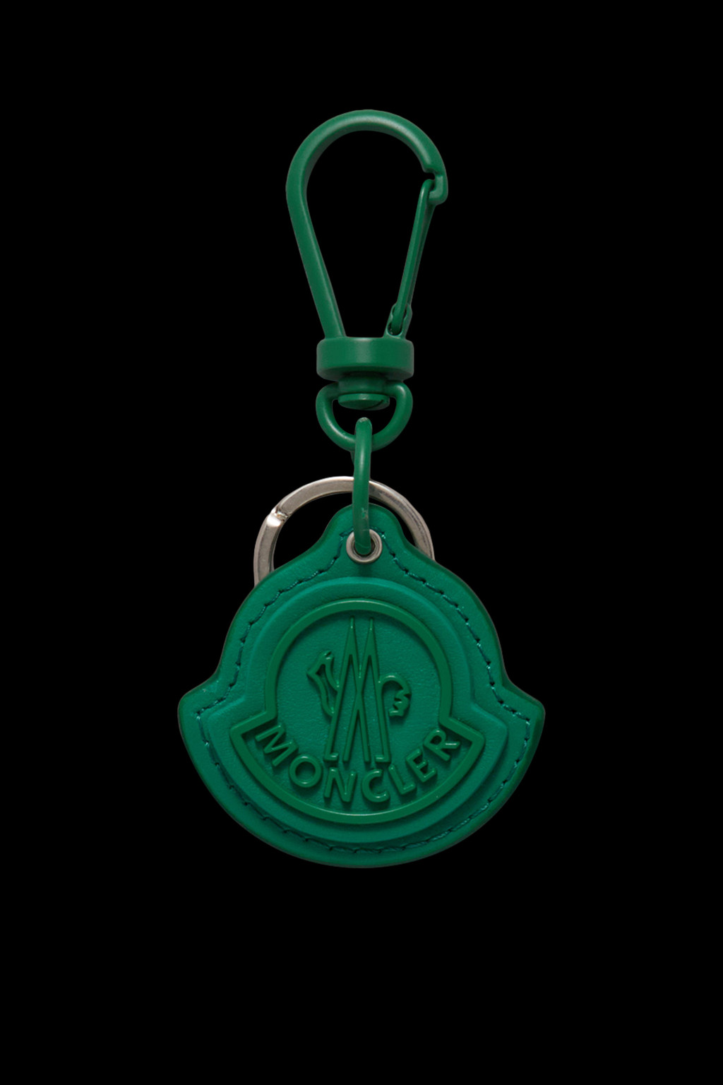 Logo Leather Key Ring