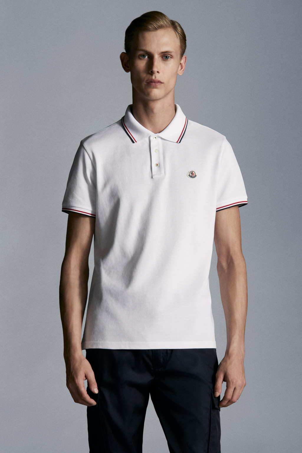 Logo Patch Polo Shirt