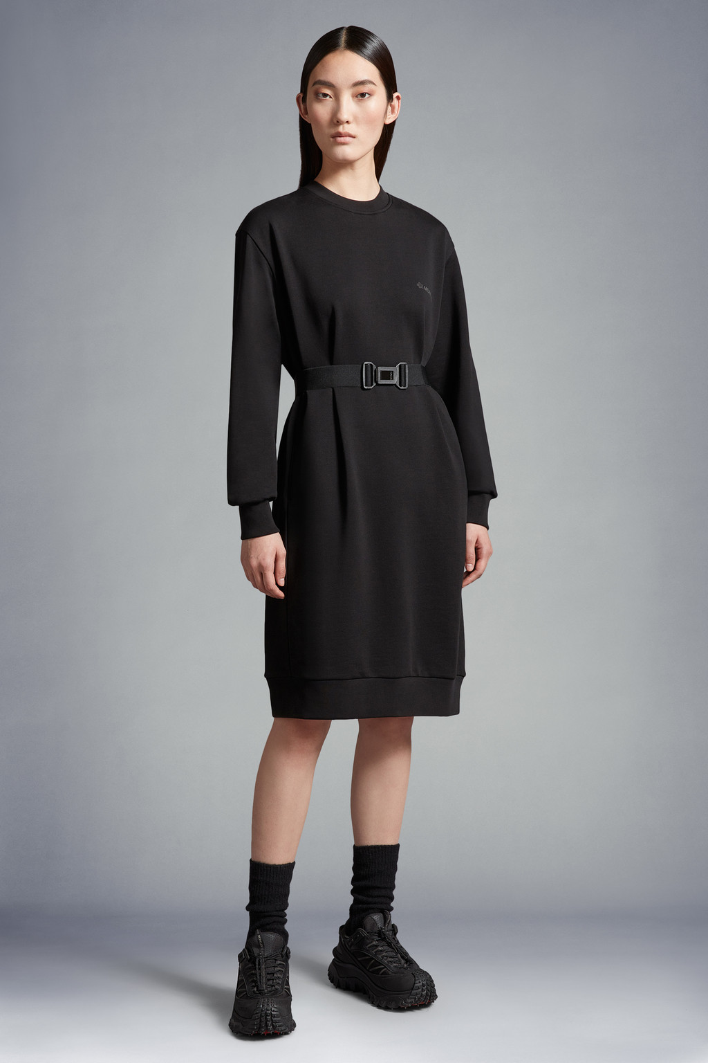 Belted Cotton Dress