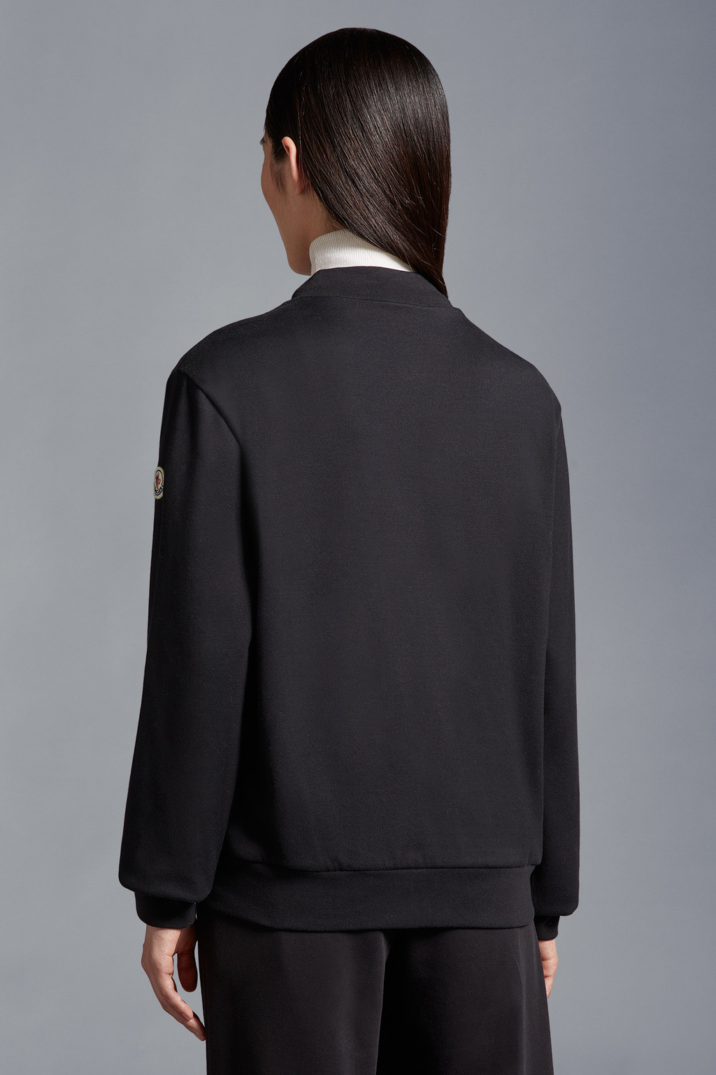 Padded Zip-Up Sweatshirt