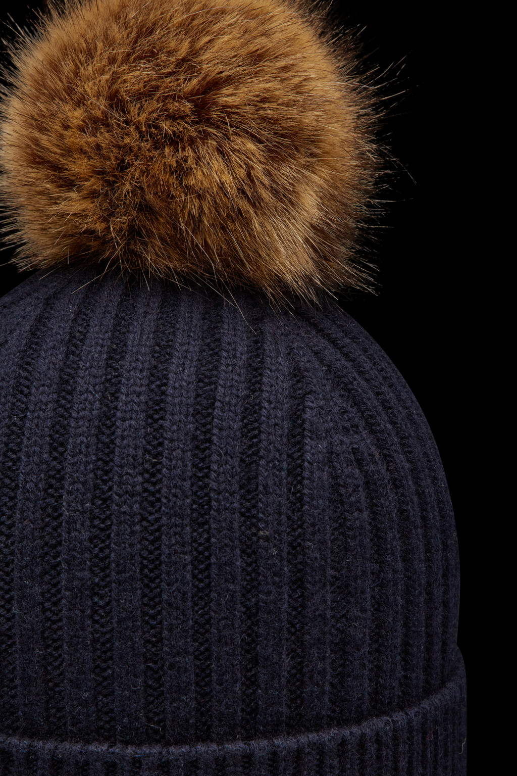 Cashmere Beanie With Pom Pom