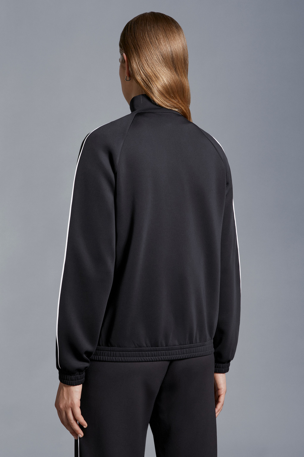 Neoprene Zip-Up Sweatshirt