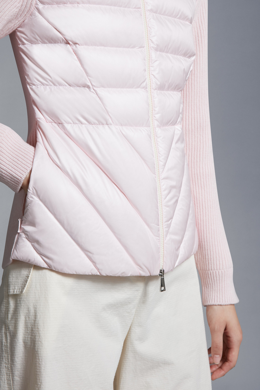 Padded Wool Cardigan