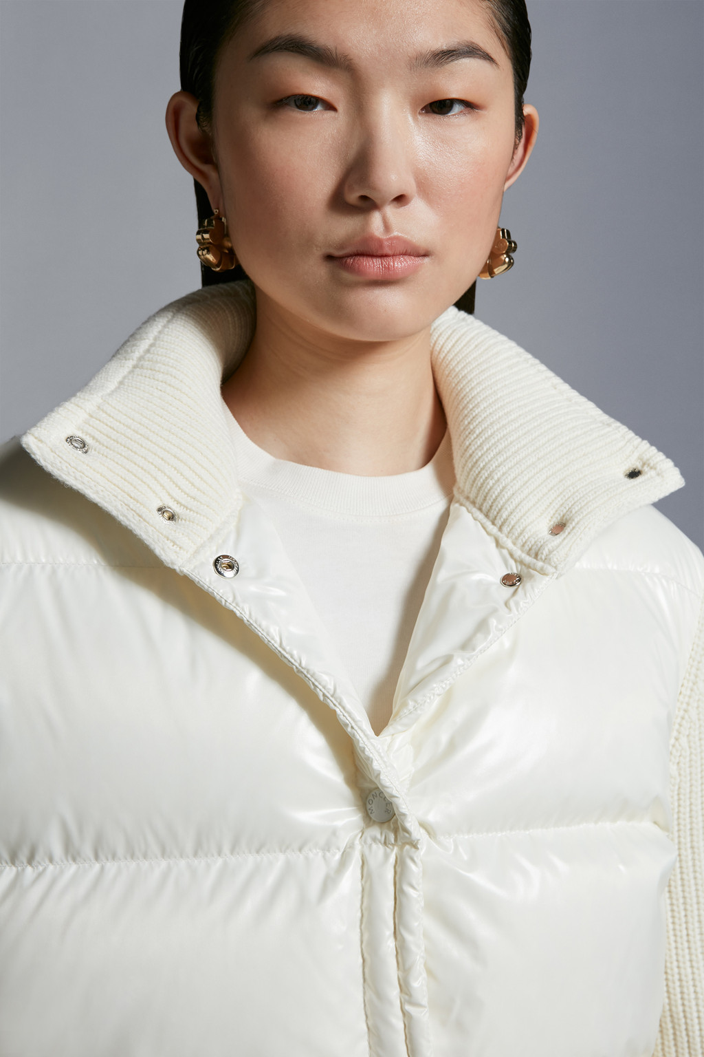 Padded Wool Cardigan