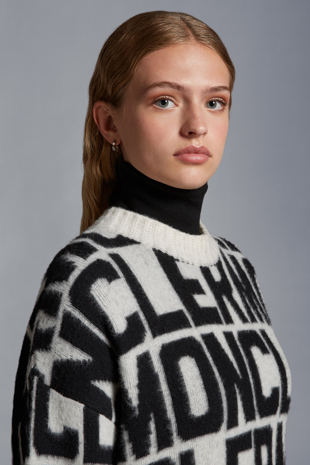 Logo Wool Jacquard Sweater
