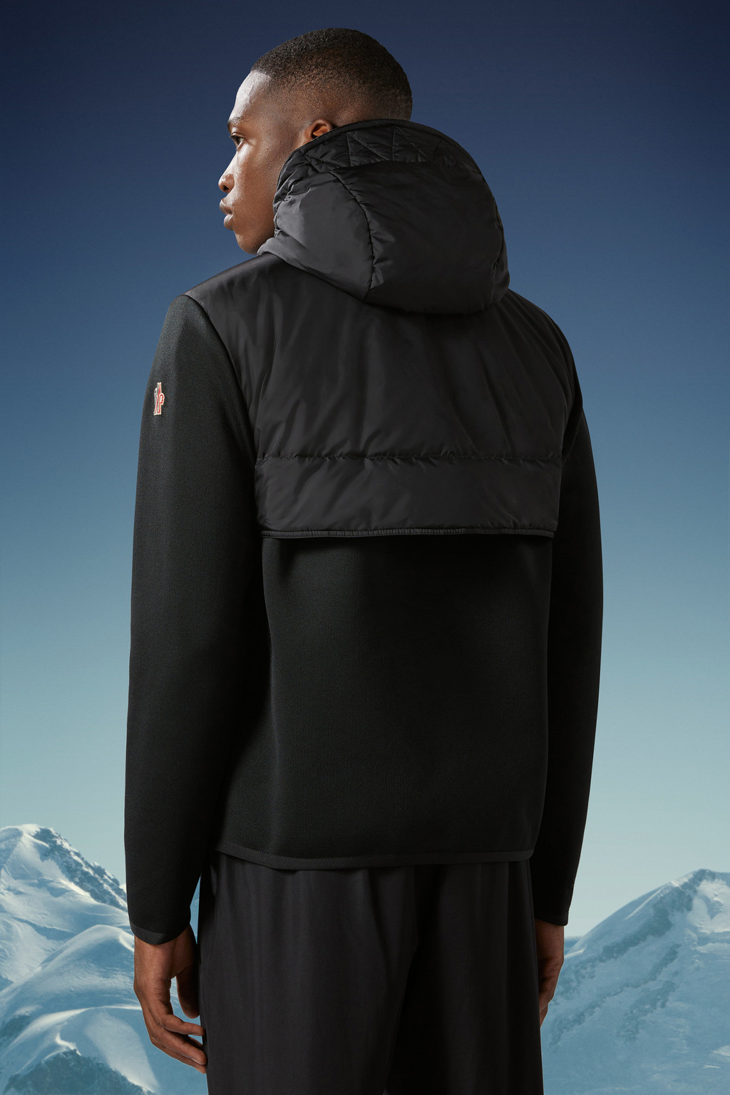 Padded Zip-Up Cardigan