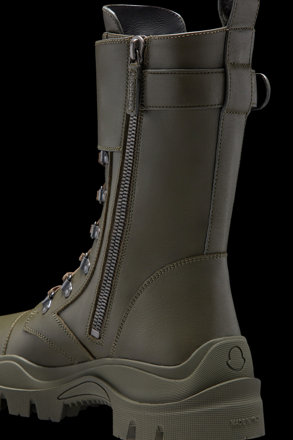 Larue Buckle Lace-Up Boots