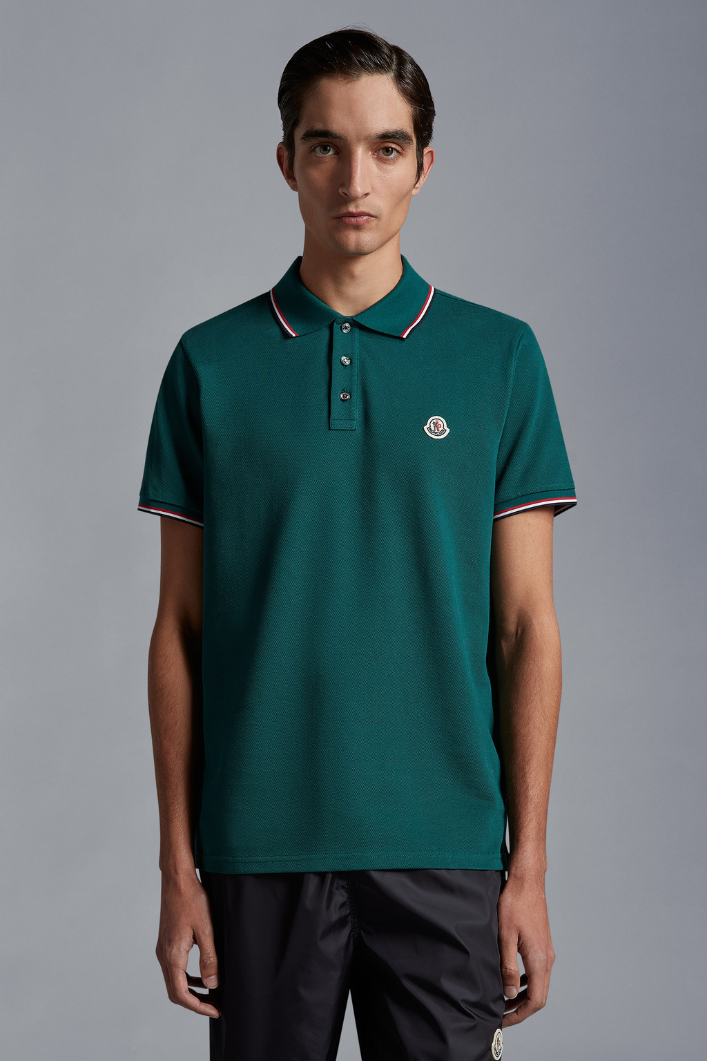 Logo Patch Polo Shirt