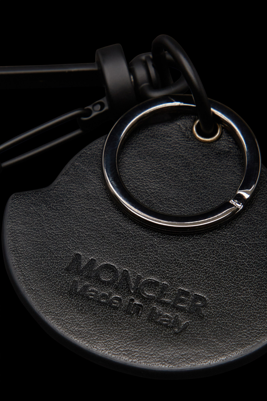 Logo Leather Key Ring
