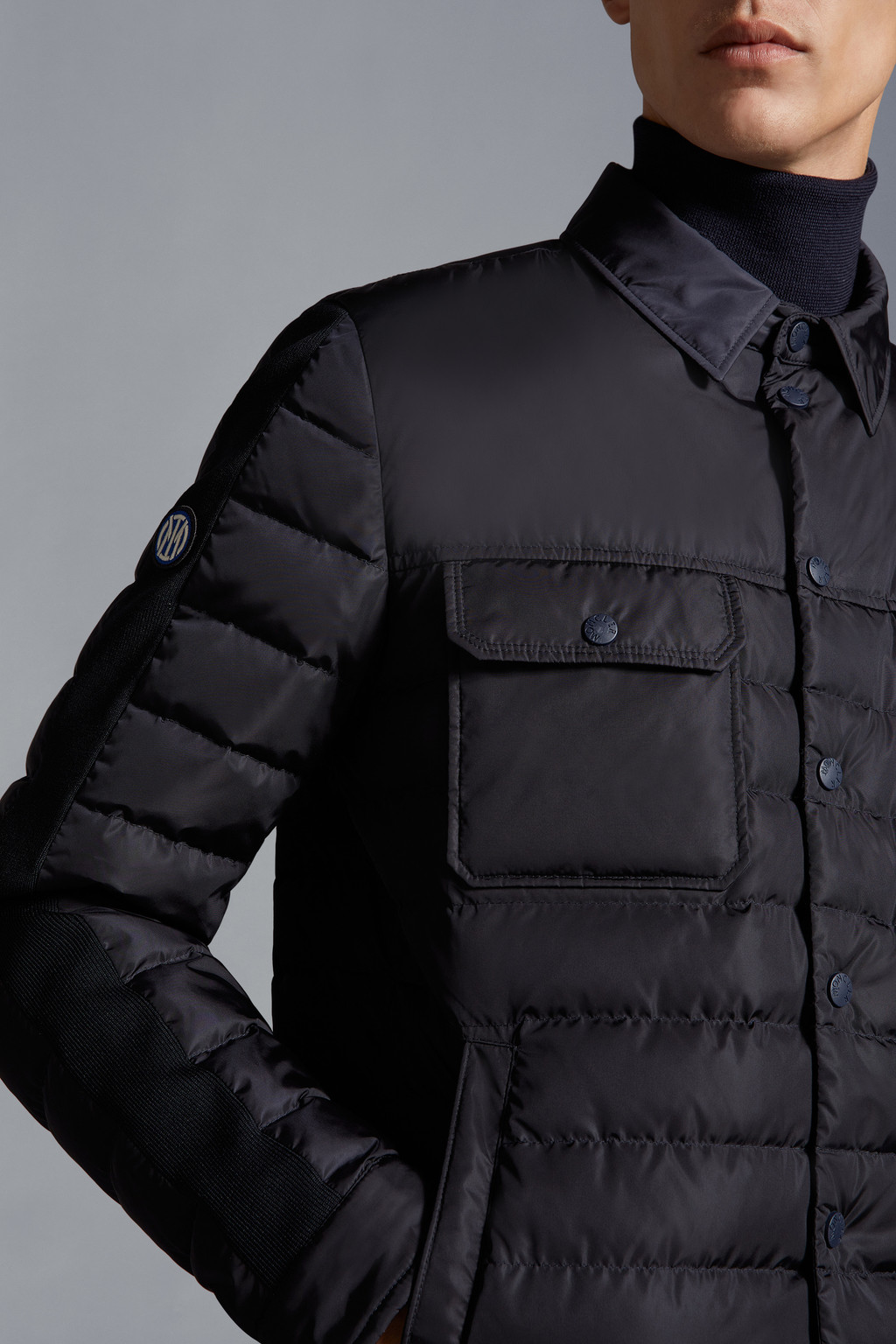 Inter x Moncler Down Shacket
