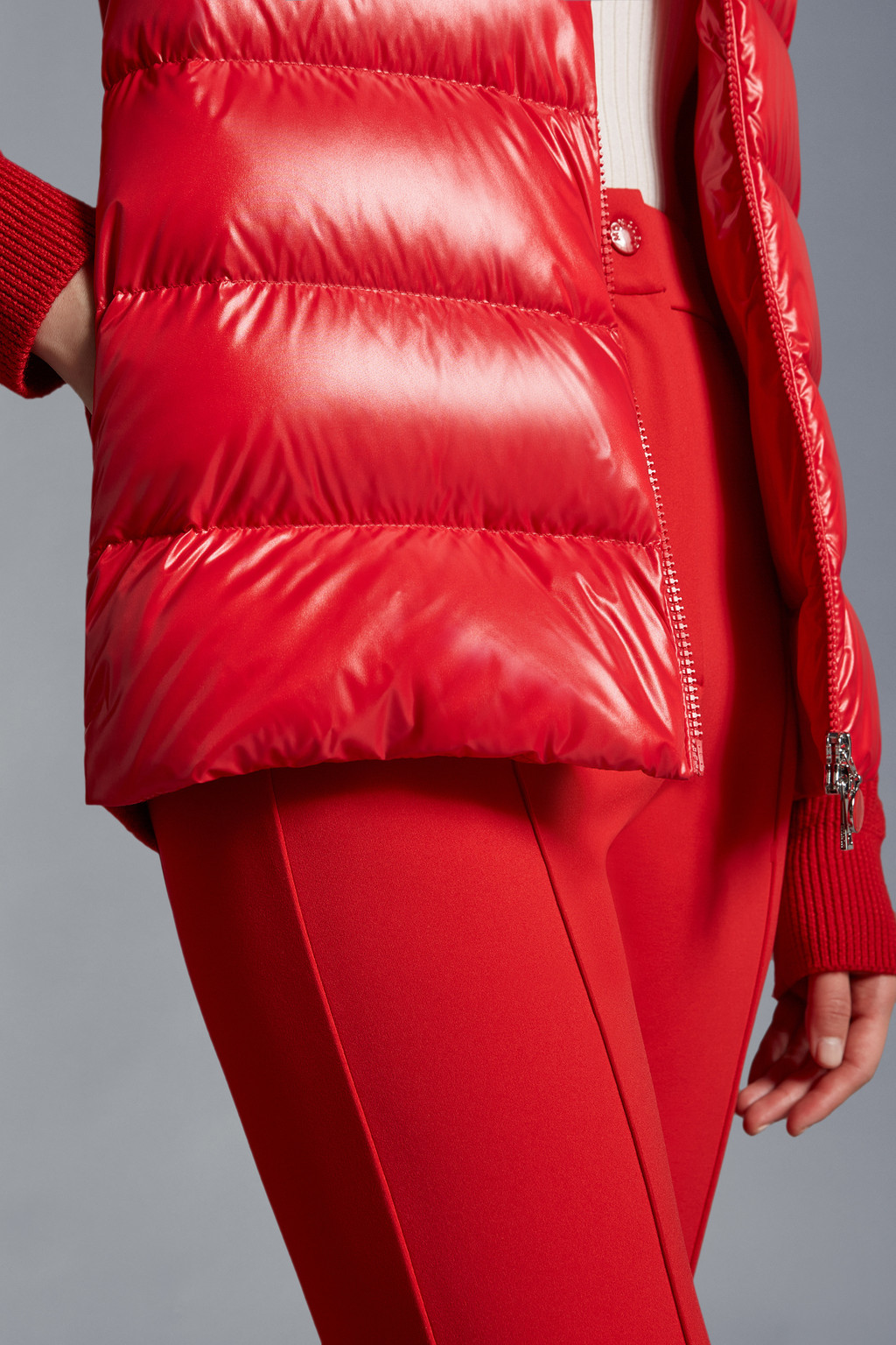 Padded Wool Cardigan