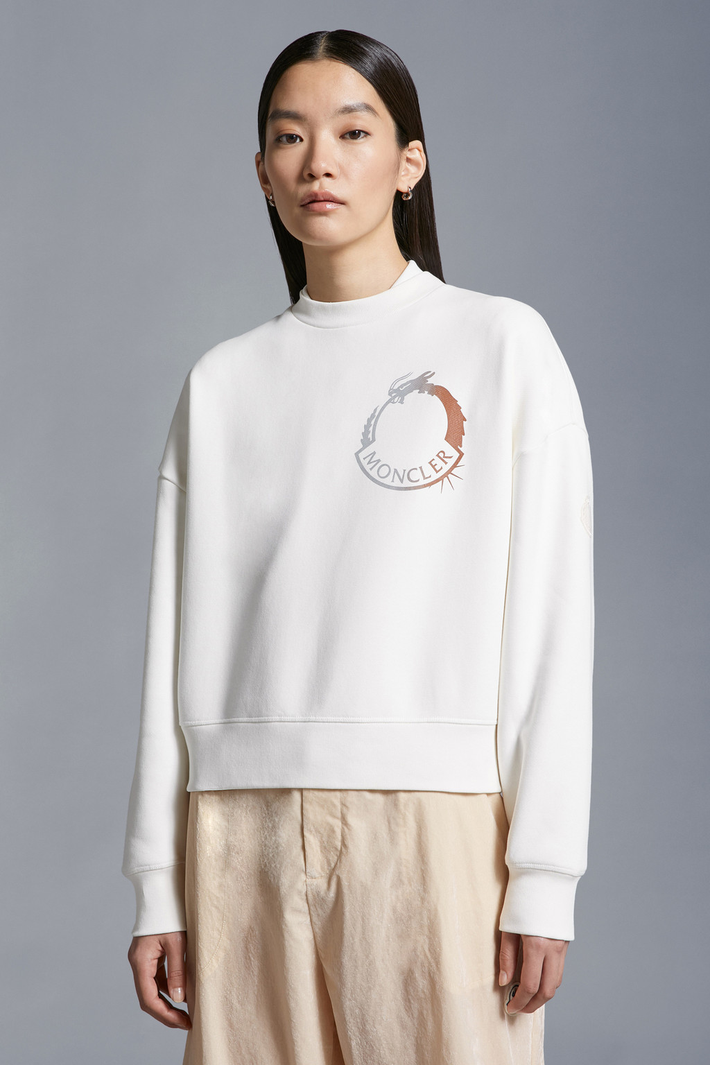 Logo Motif Sweatshirt