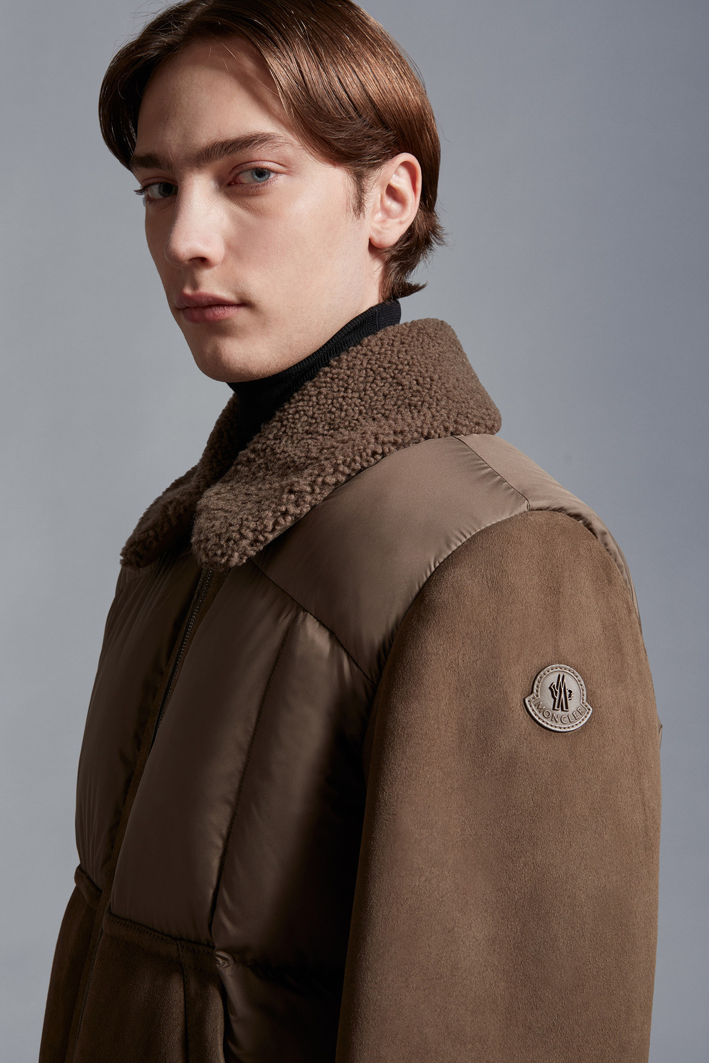 Gers Leather Down Jacket