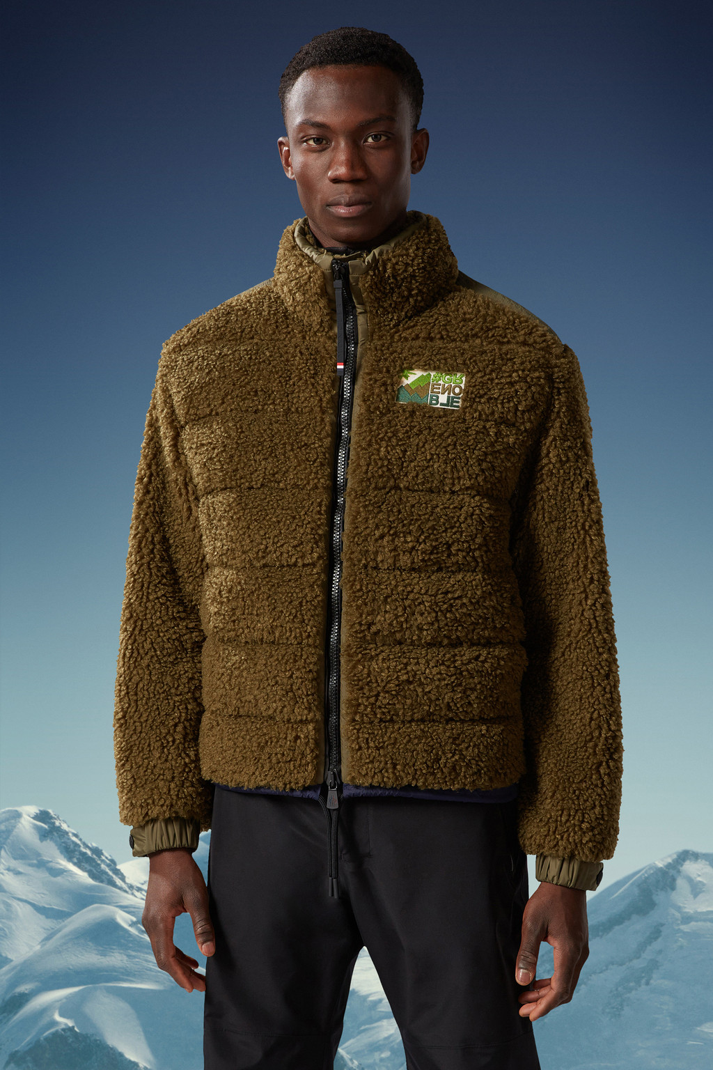 Padded Teddy Zip-Up Sweatshirt