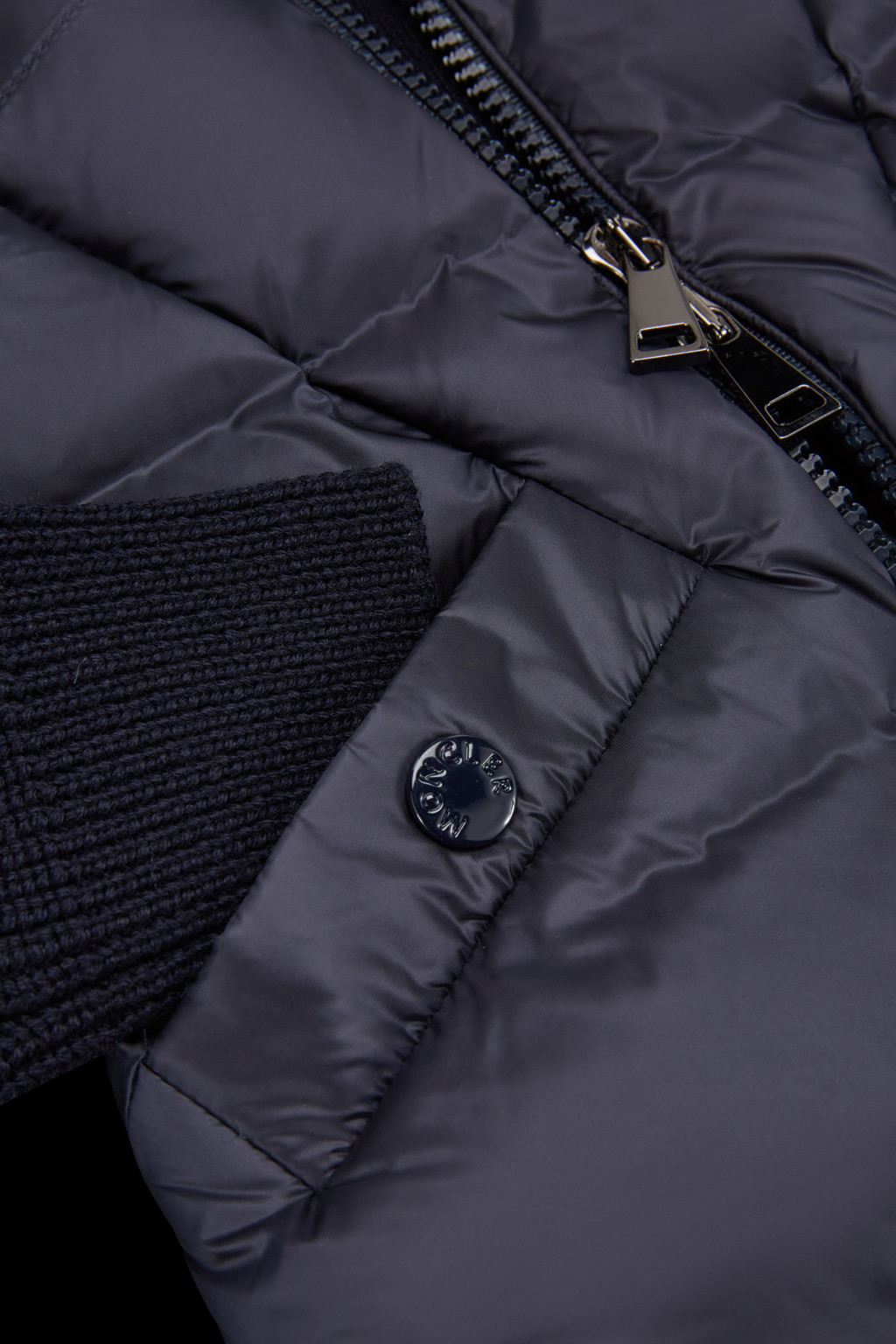 Padded Wool Cardigan