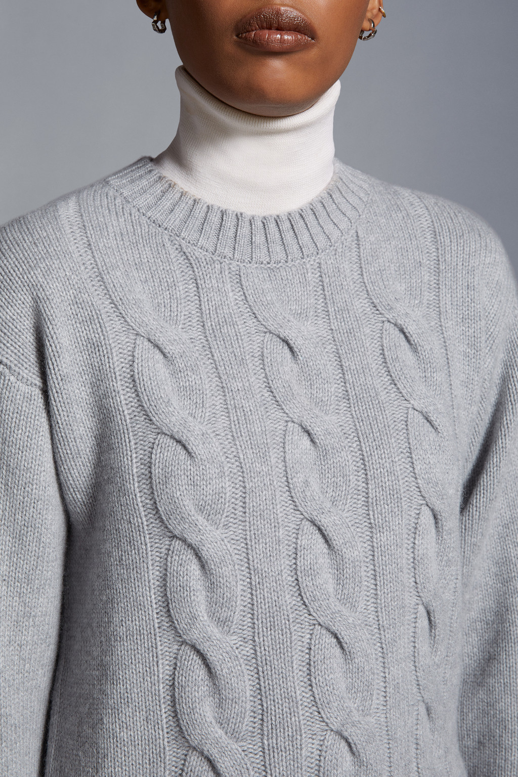 Cable Knit Cashmere Sweater