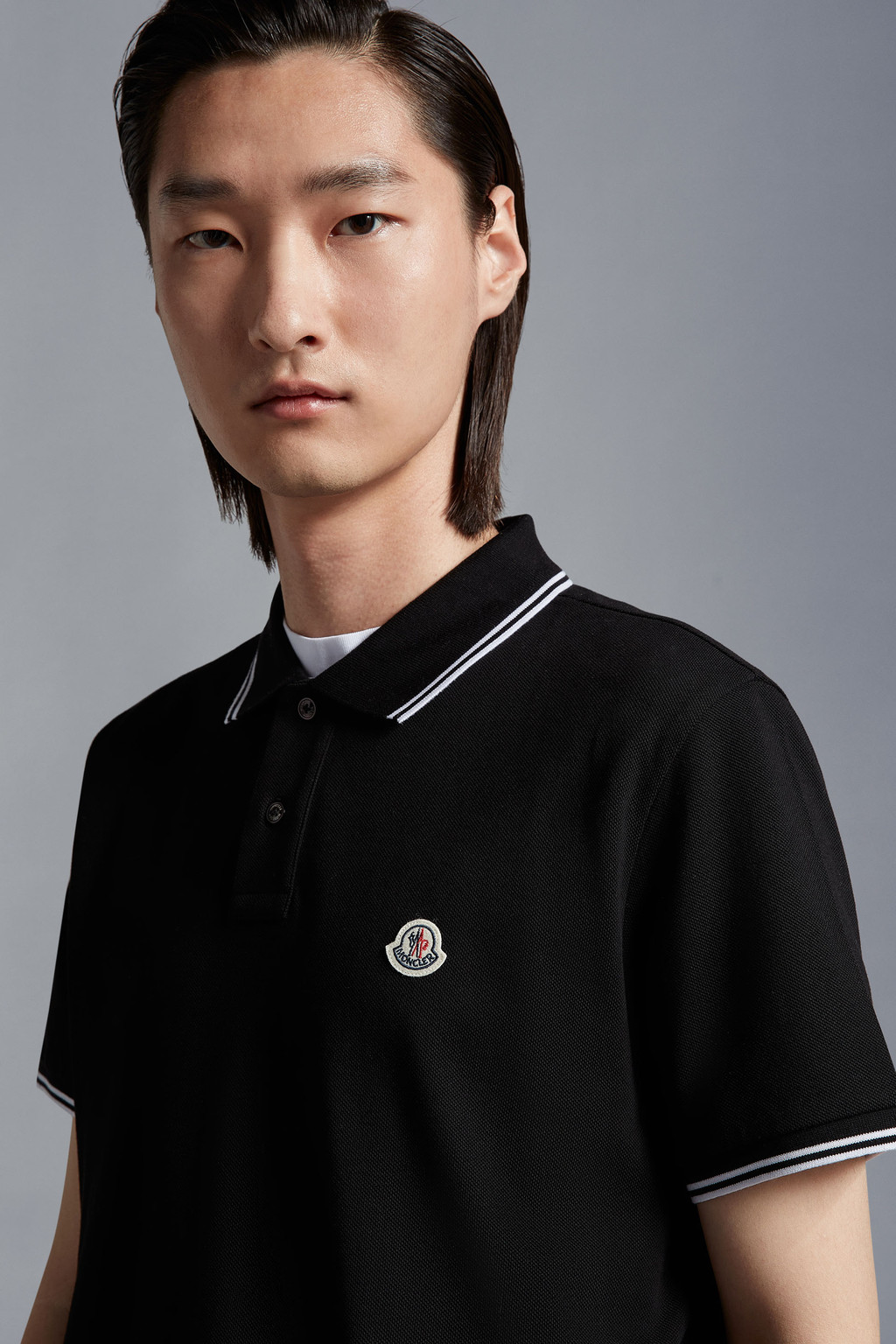 Logo Patch Polo Shirt
