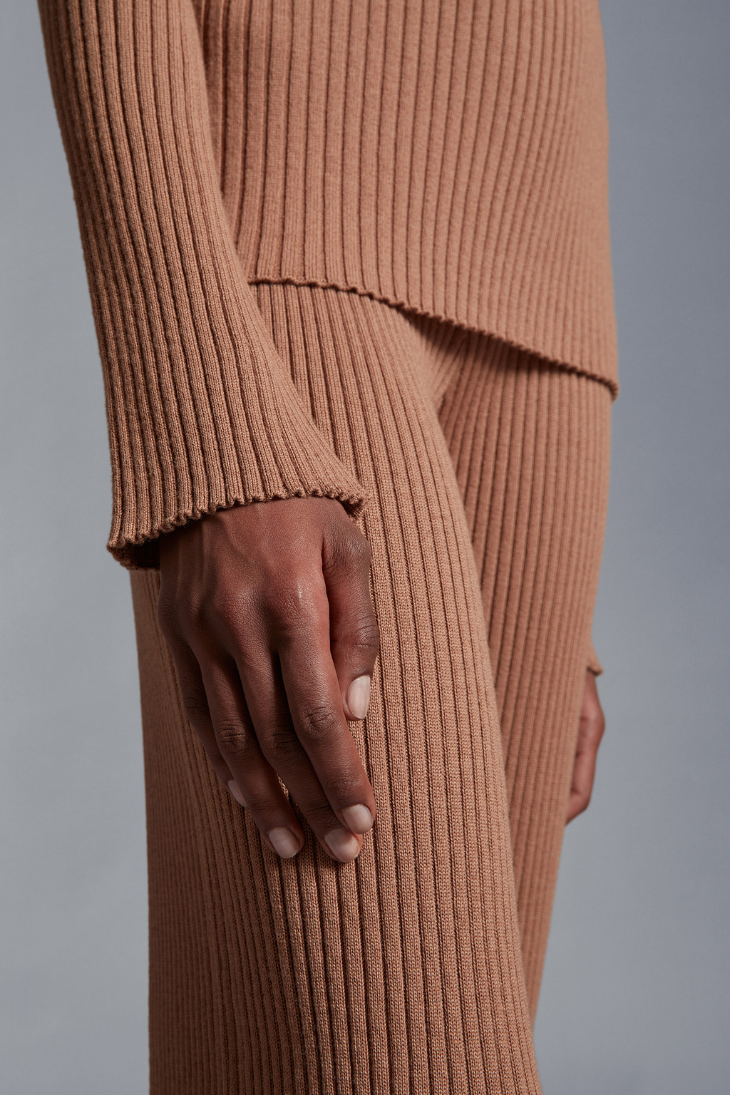 Wool Blend Turtleneck Sweater