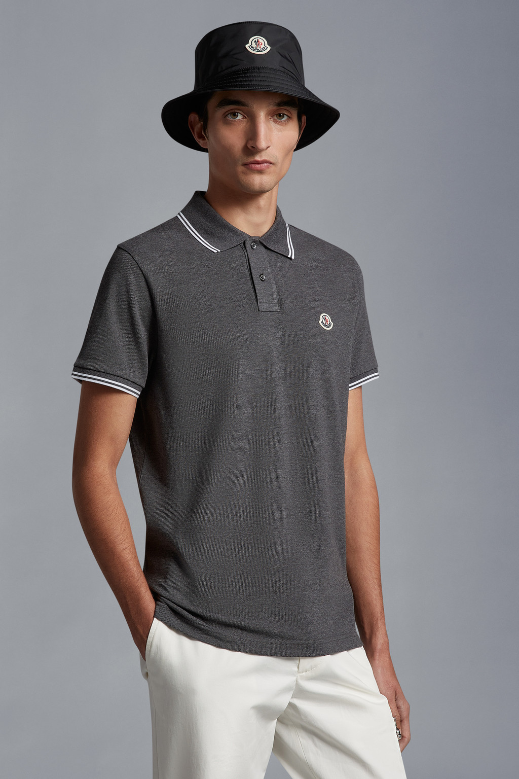 Logo Patch Polo Shirt