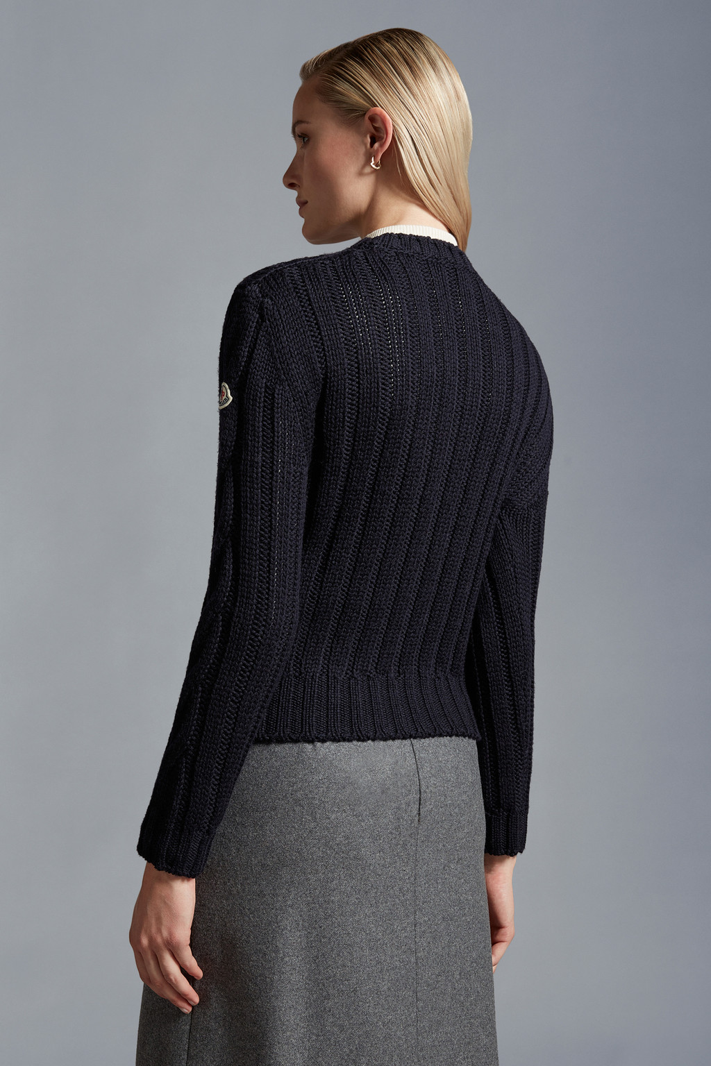 Cable Knit Wool Sweater