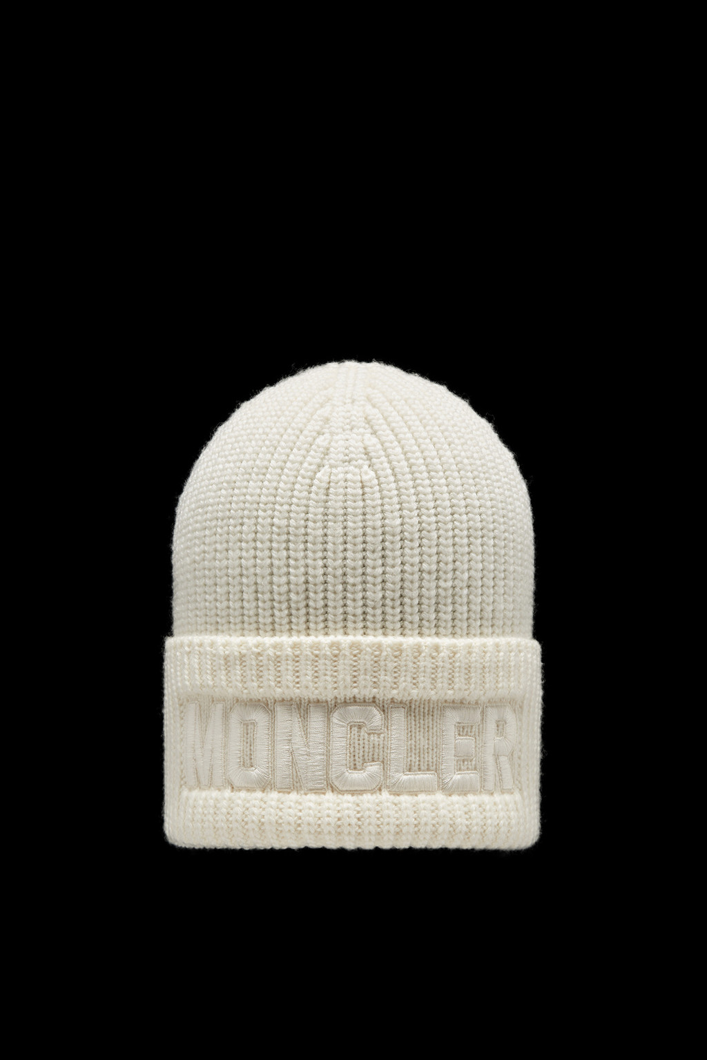 Embroidered Logo Wool Beanie
