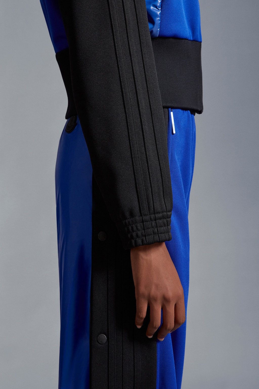 Acetate Zip-Up Sweatshirt