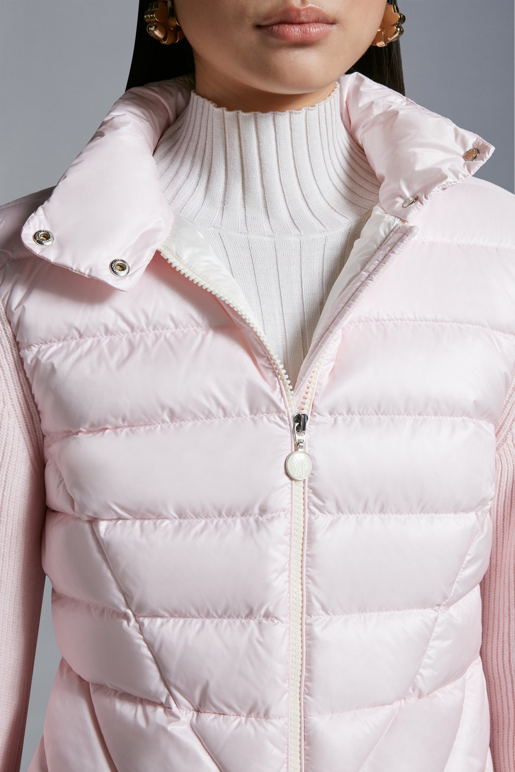 Padded Wool Cardigan