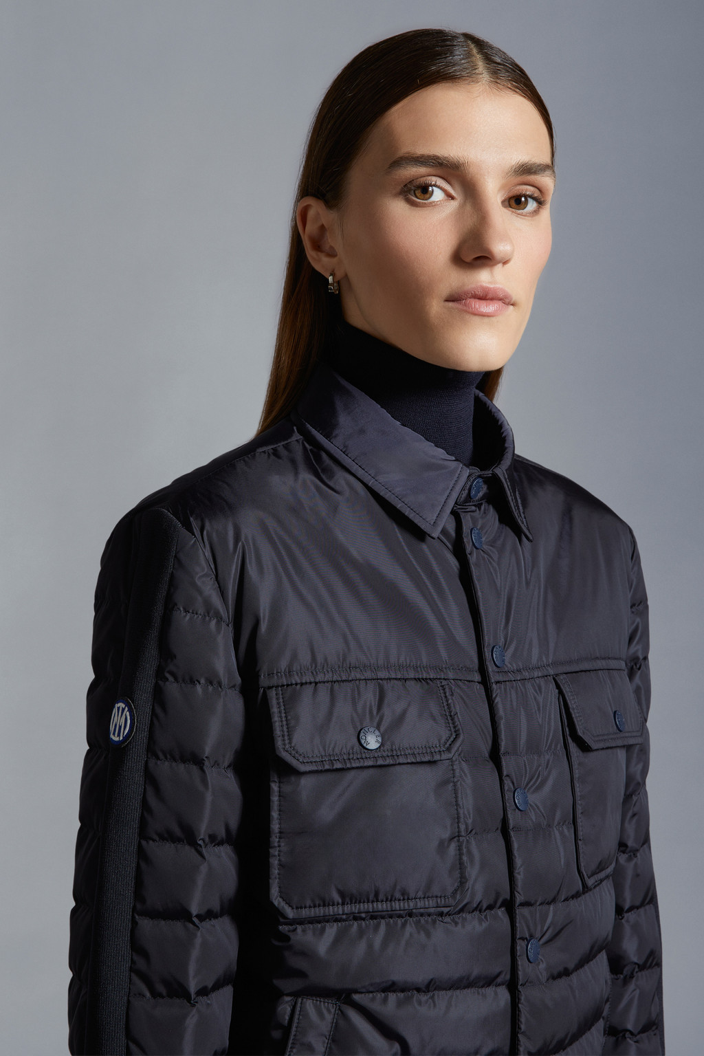 Inter x Moncler Down Shacket