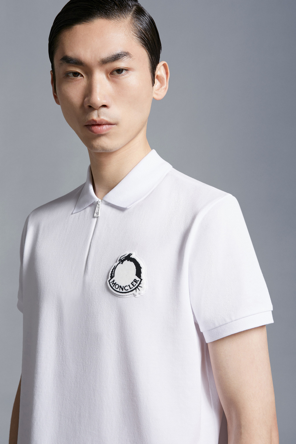 Logo Patch Polo Shirt