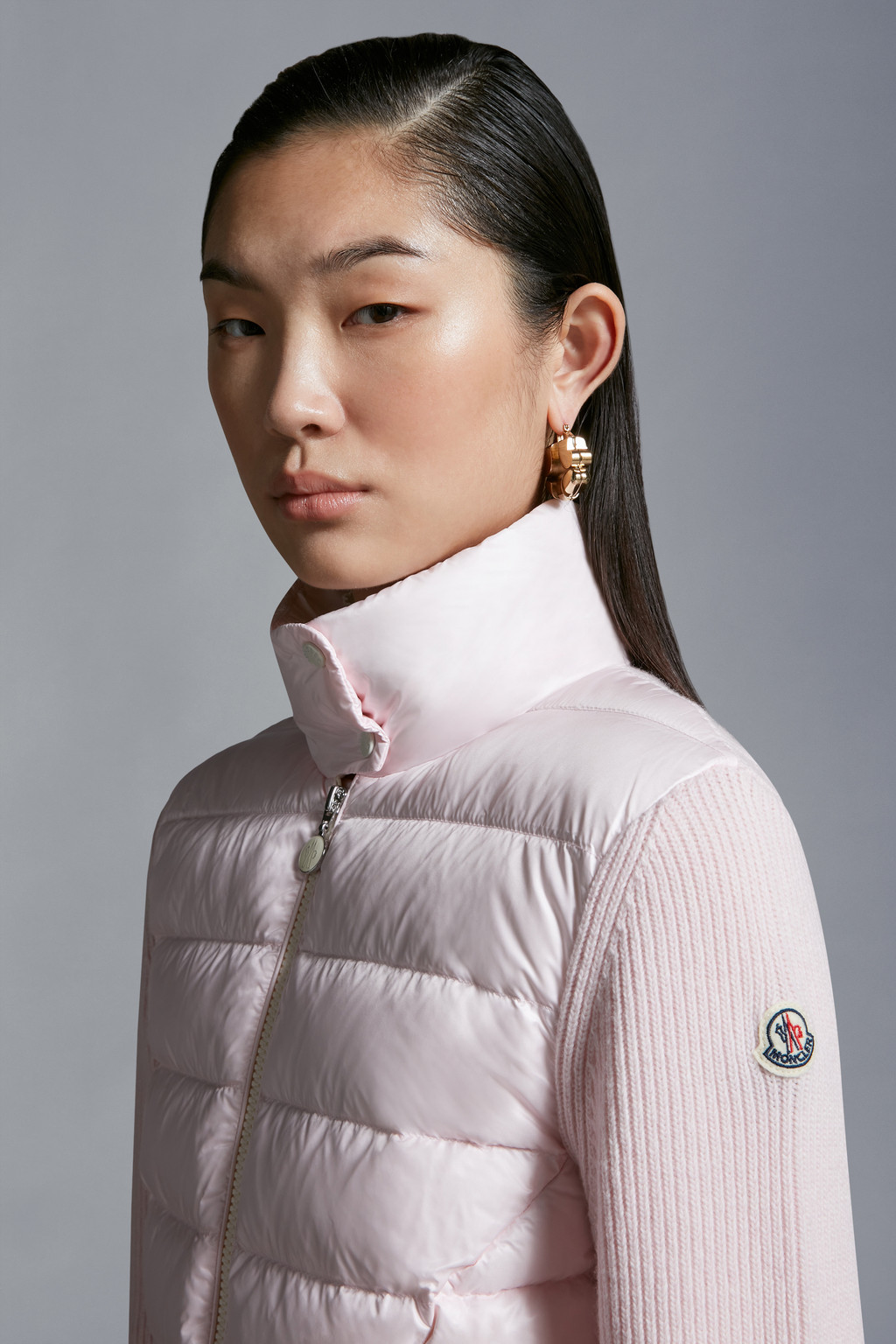 Padded Wool Cardigan